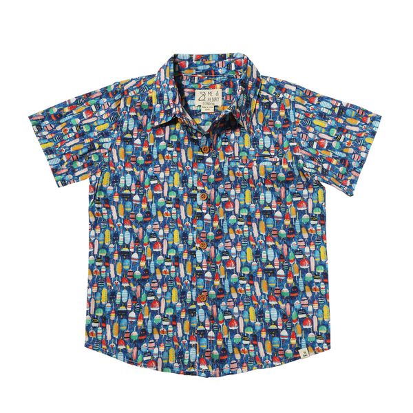 Maui Printed Shirt in Multi Buoys
