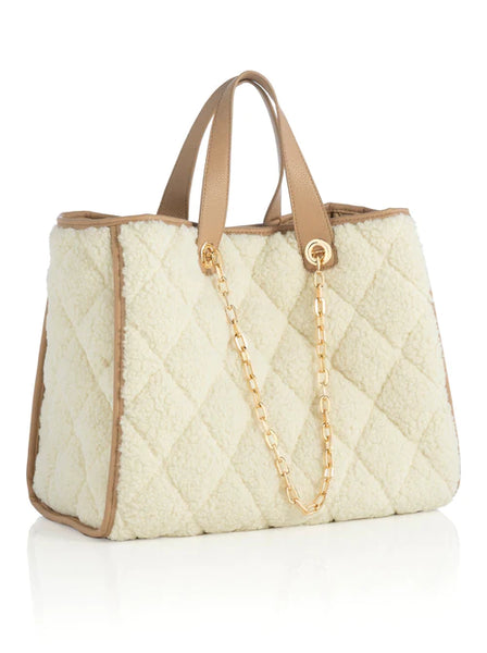 Davos Tote- Ivory