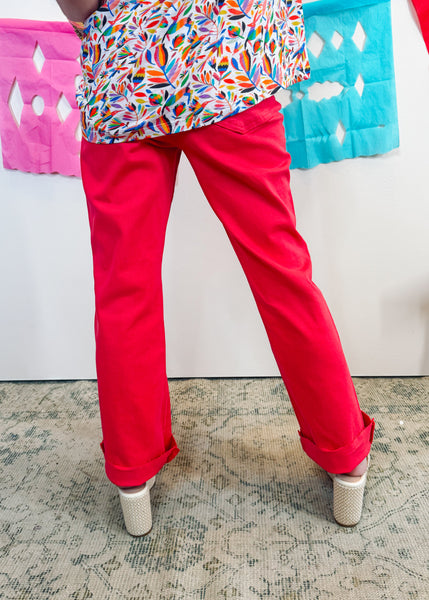 Kelsey High Rise FAb Ab Strawberry