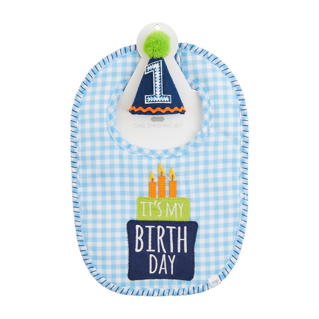 Blue Gingham Cake Smasher