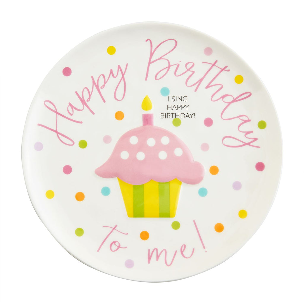 Girl Birthday Singing Plate