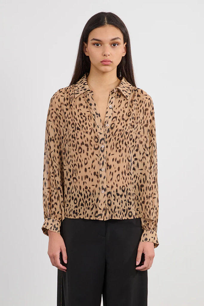 Ashleigh Leopard Woven Shirt