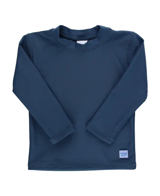Long Sleeve Rash Guard- Navy
