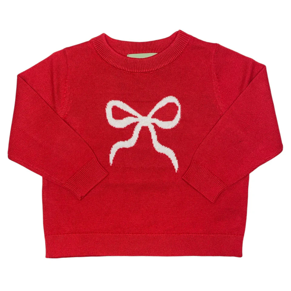 Red Bow Sweater