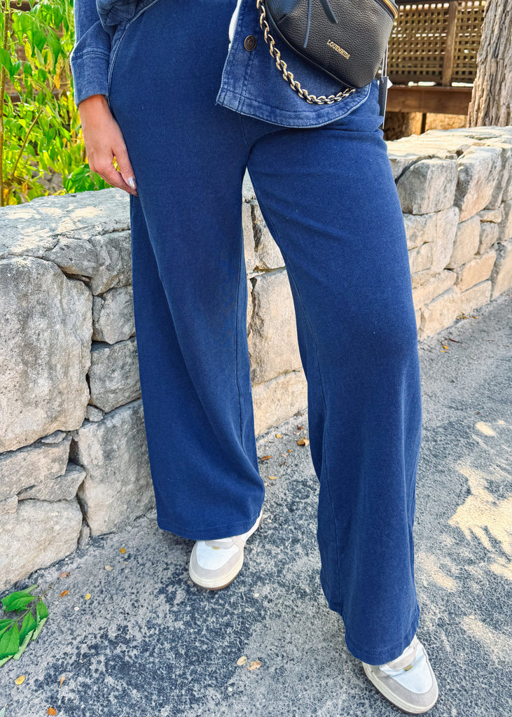 Hunter Knit Denim Pant Indigo