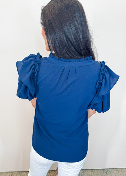 Jeanine Bubble Sleeve Top