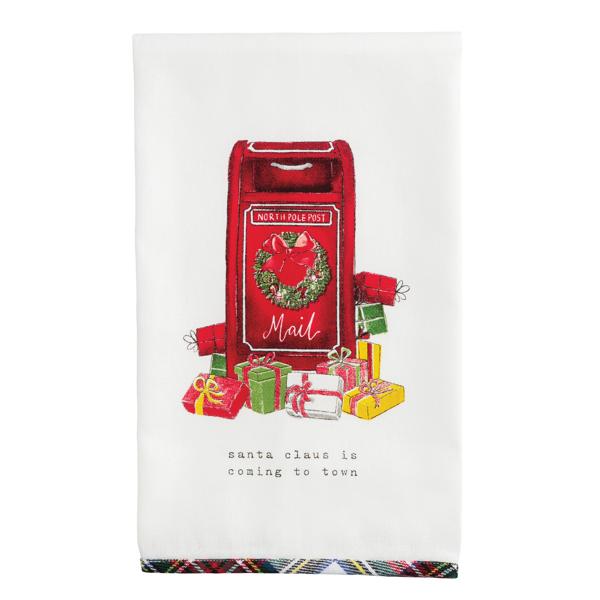 Santa Clause is Coming Christmas Towel