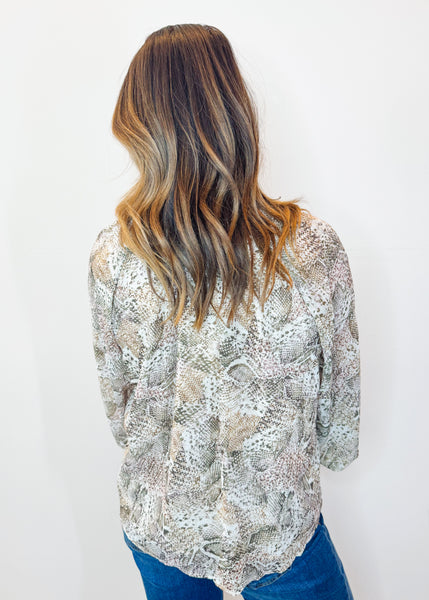 Kali Natural Snake Skin Top