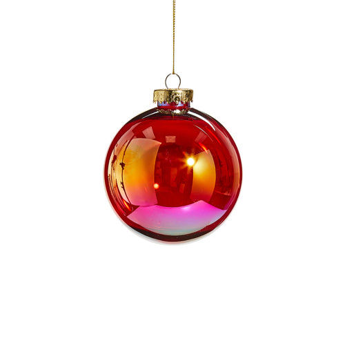 4" Seamless Iridescent Ball Ornament (Assorted Colors)