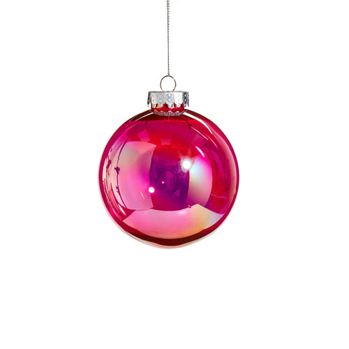 4" Seamless Iridescent Ball Ornament (Assorted Colors)