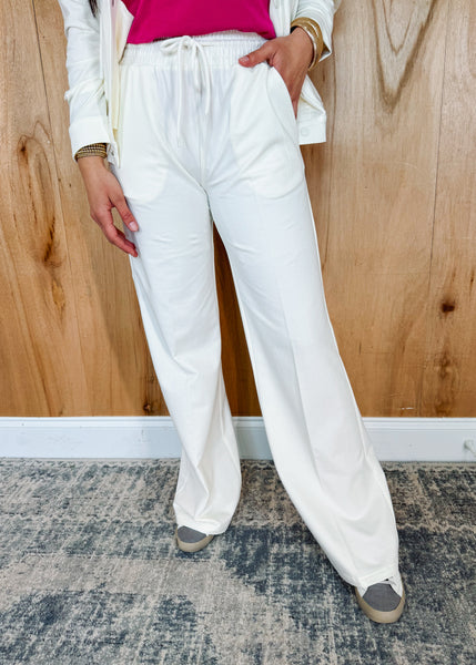 Quincy Pants in Sea Salt