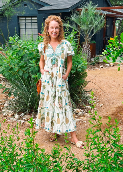 Birds in Paradise Dress