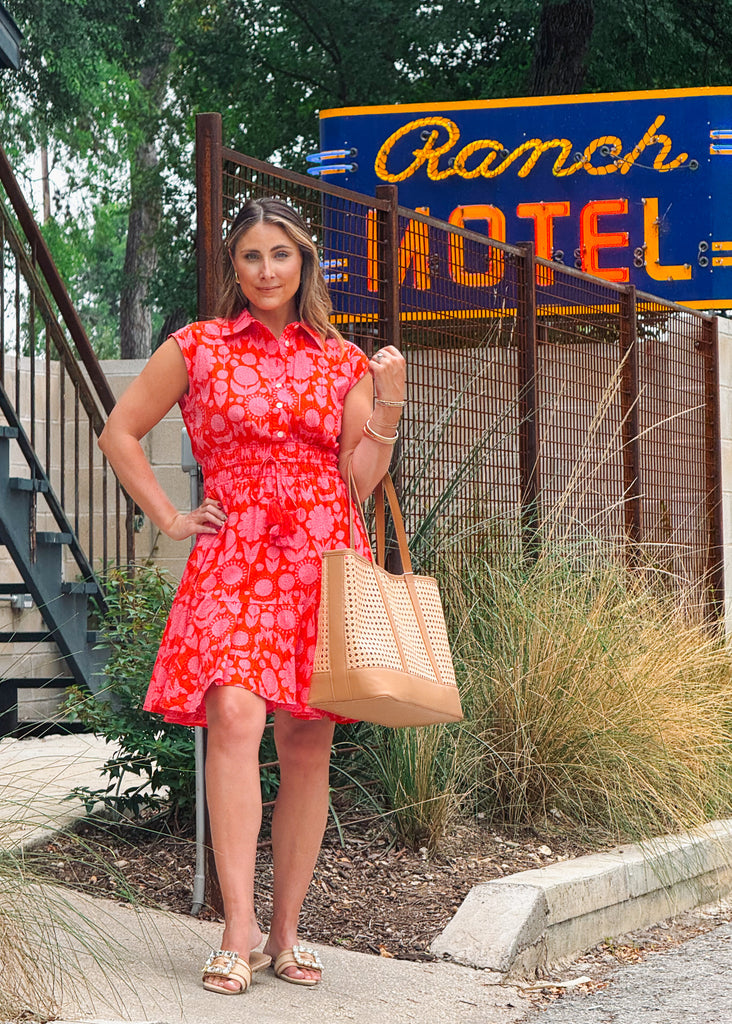 Swing & Cinched Shirtdress