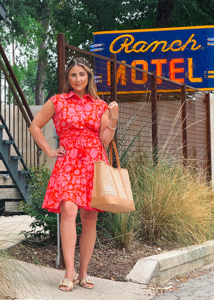Swing & Cinched Shirtdress