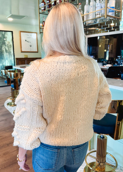 Elilah Sweater in Pearl