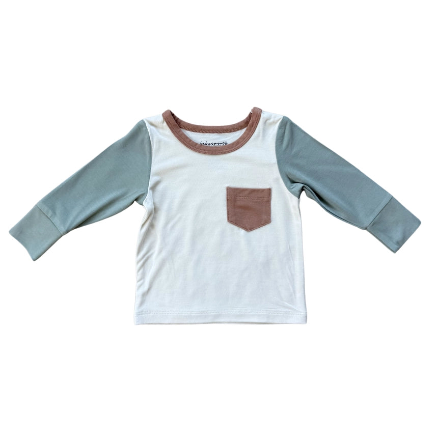 Colorblock Bamboo LS Shirt