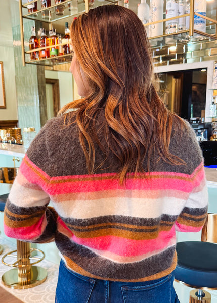 Elvira Stripped Pullover Sweater