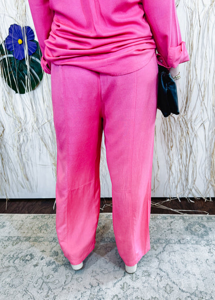 Summer Pink Drawstring Pant