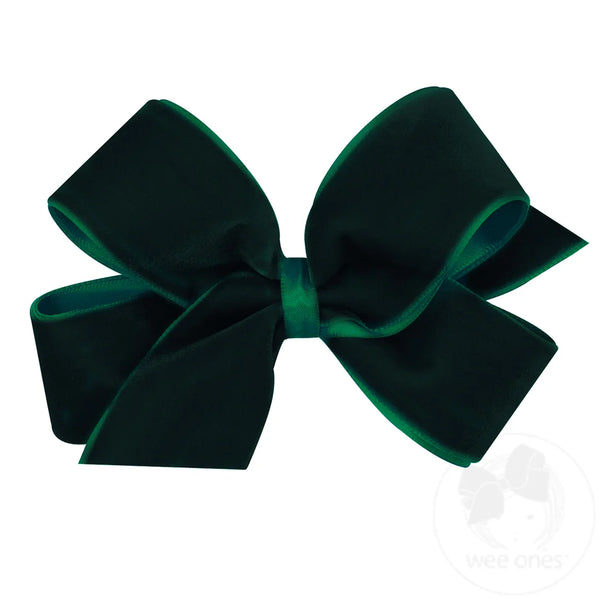 Medium Velvet with Satin Lining Bow