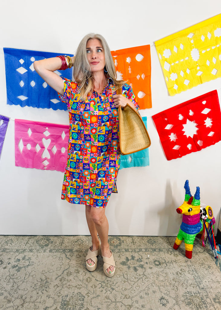 Lindsey Dress with Skulls