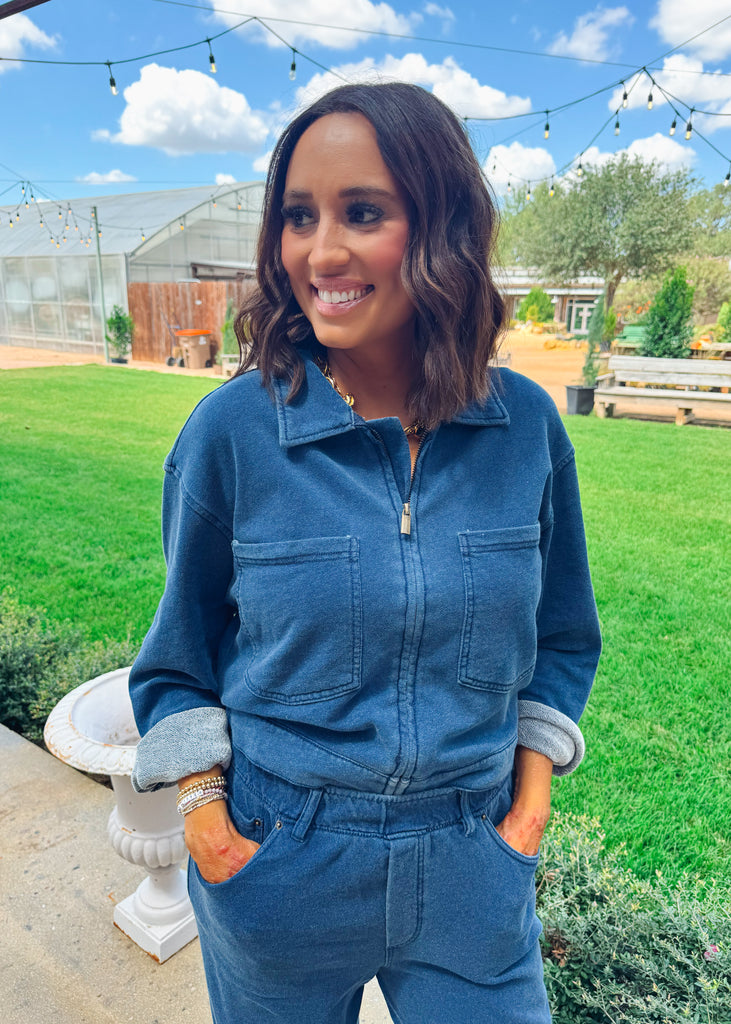 Heritage Knit Denim Jacket