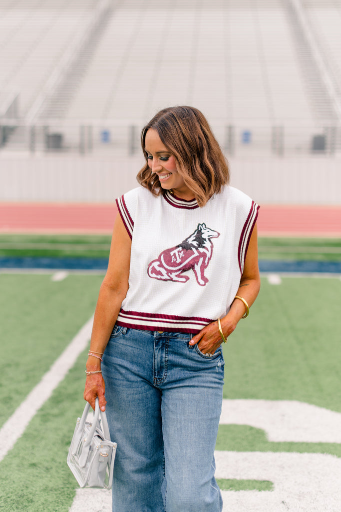 Texas A&M Sequin Mascot Tank