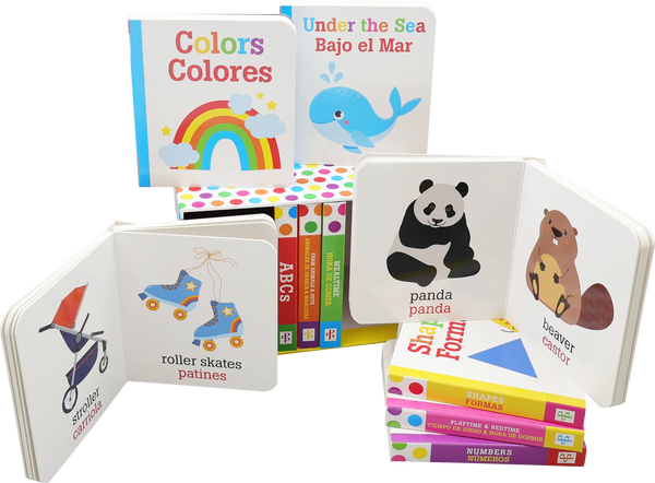 My Little English-Spanish Library Board Book Set