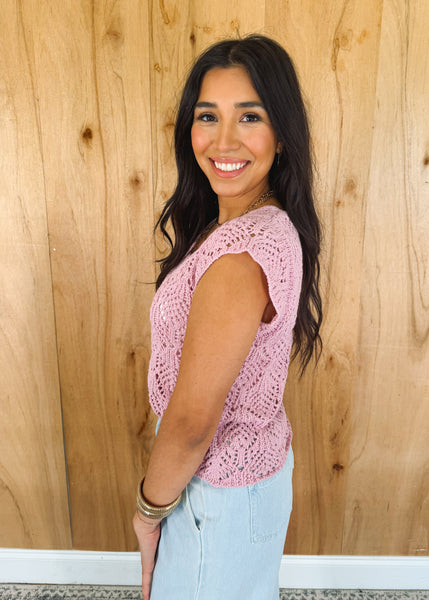 Elenore Sweater in Lilac