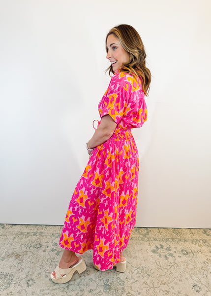 Ikatching Shirt Dress