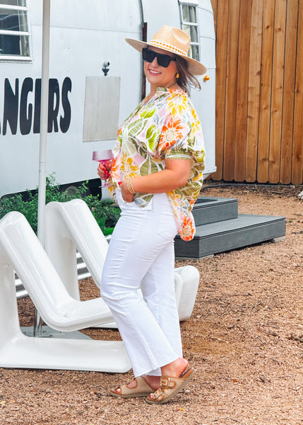 Tropical Floral Popover