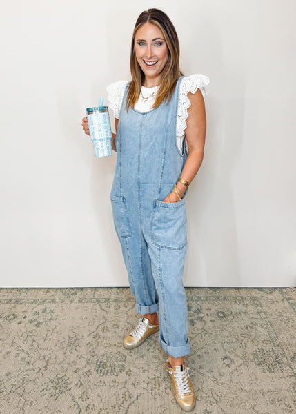 Julie Denim Overall