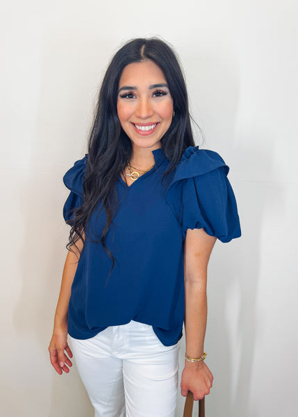 Jeanine Bubble Sleeve Top