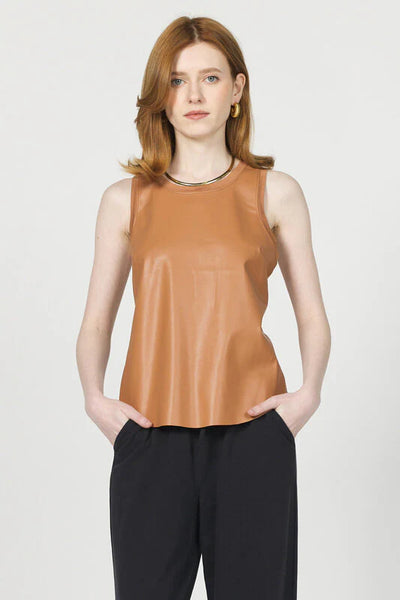 Carmela Tank Top - Brown Sugar