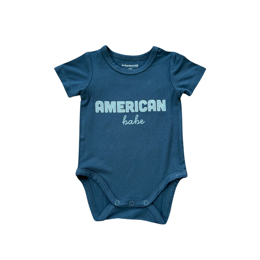 American Babe Short Sleeve Bodysuit