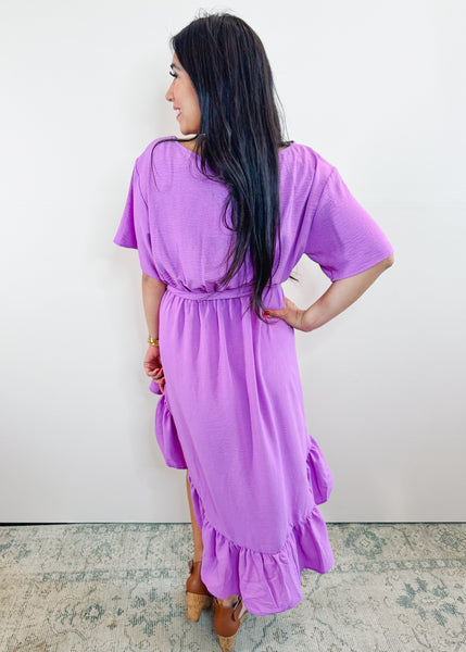 Veronica Dress in Purple