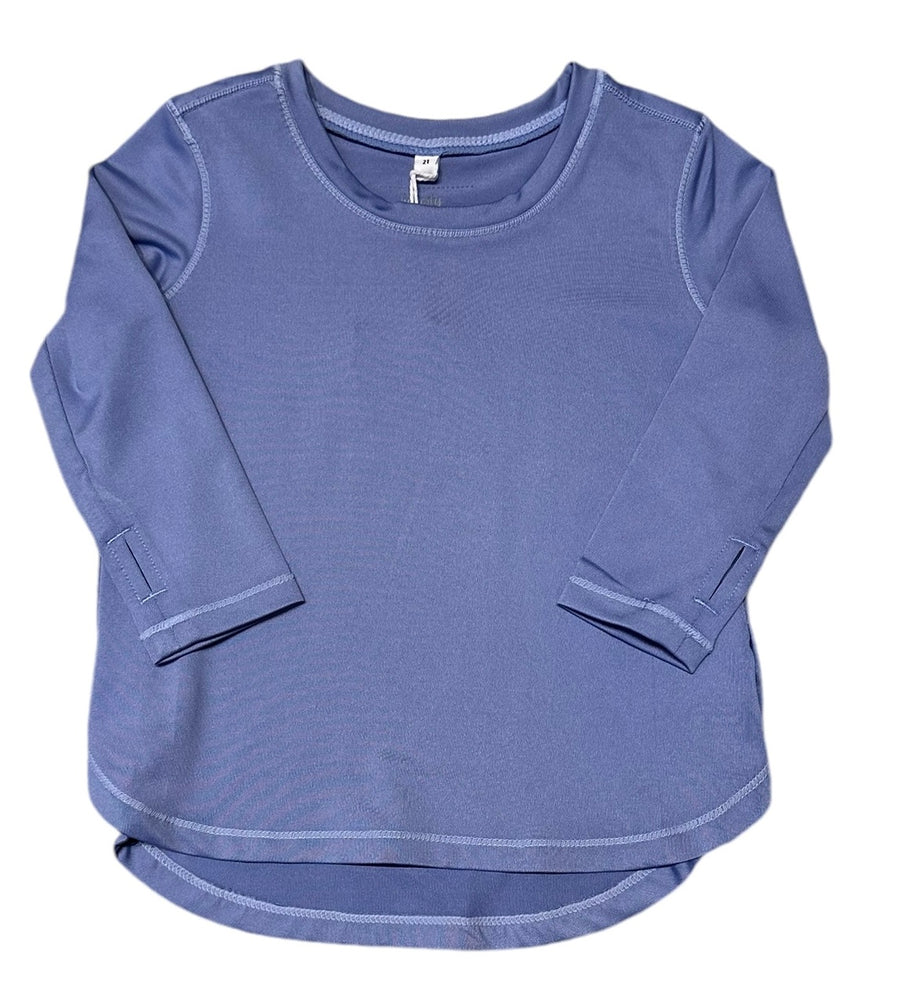 Girls Box Top Purple Impression Long Sleeve I