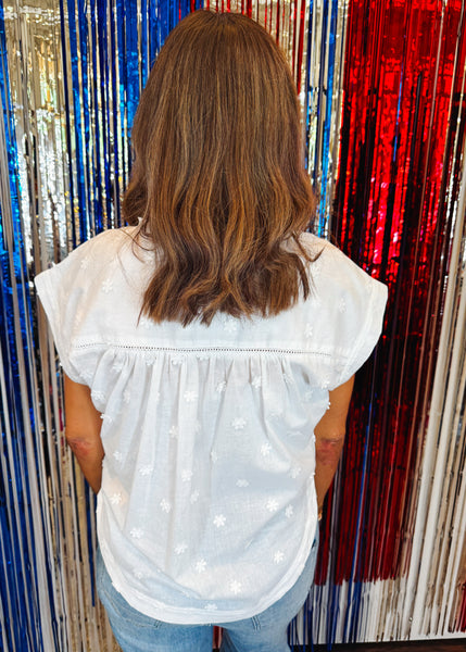 3-D Daisies Top