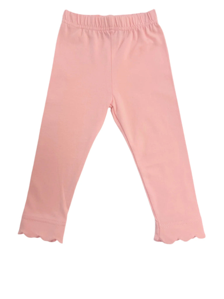 Light Pink Scallop Leggings