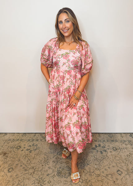 Garden Trellis Daisy Dress