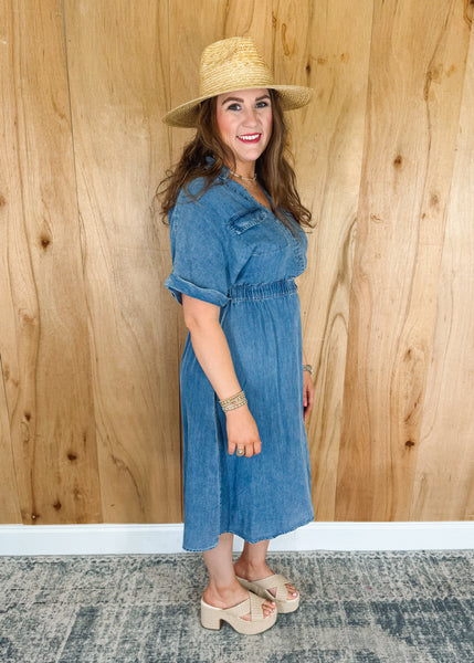 Erika in Independence Blue