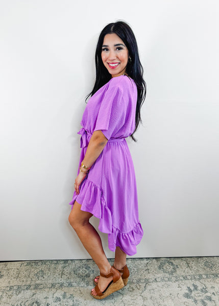 Veronica Dress in Purple