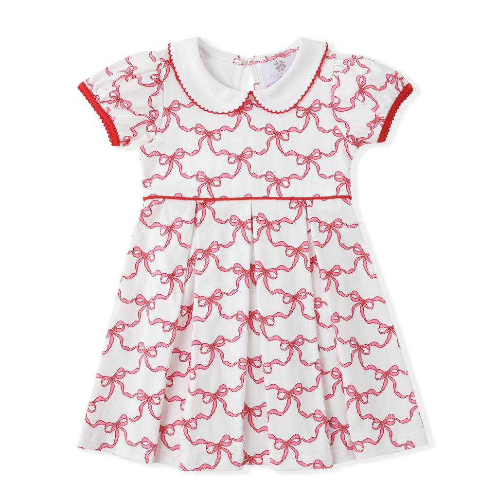 Pink Ribbons & Bows Proper Pleat Dress