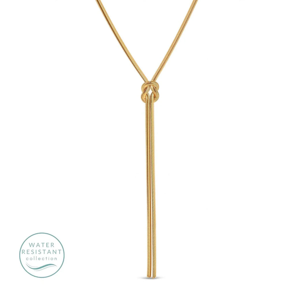 Flex Snake Knot Chain Necklace (Water Resistant)
