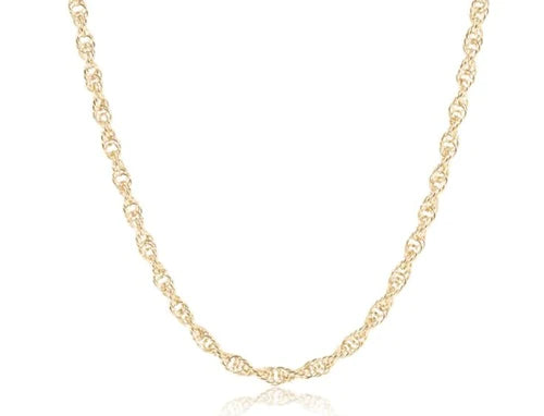 17 " Choker Rope Chain- Gold