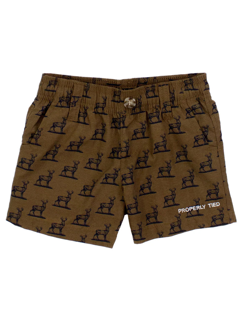 Mallard Short in Whitetail Print