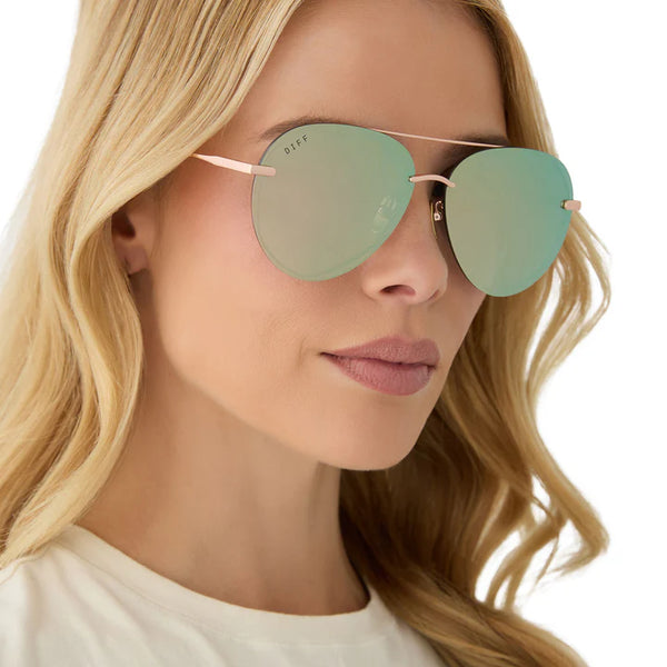 LENOX BRUSHED CHAMPAGNE + COOL MATCHA MIRROR POLARIZED
