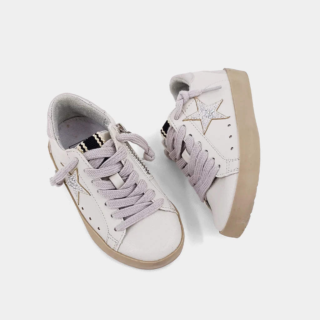 Paula Toddler Sneaker in Crystal