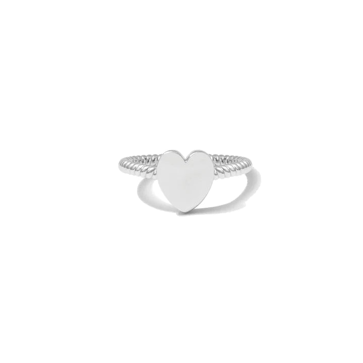 Silver Heart Ring