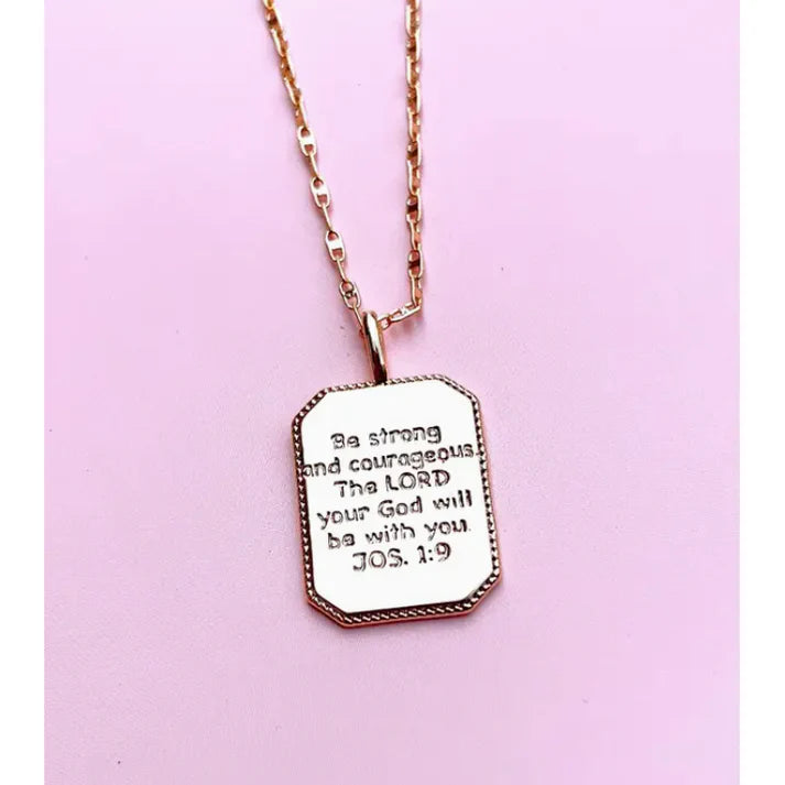 Joshua 1:9 Necklace
