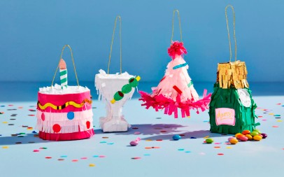 Mini Birthday Piñatas (Assorted Styles)